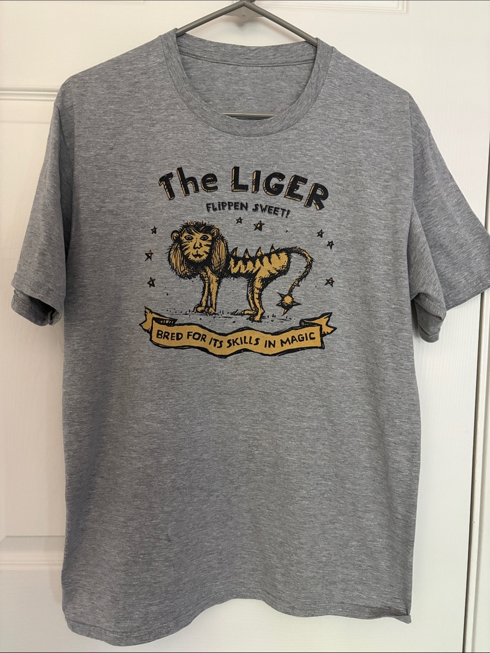 Heather Gray 'The Liger' Graphic Short Sleeve Tee
